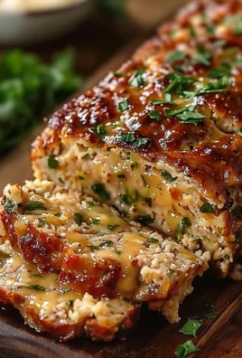 Juicy Garlic Parmesan Chicken Meatloaf