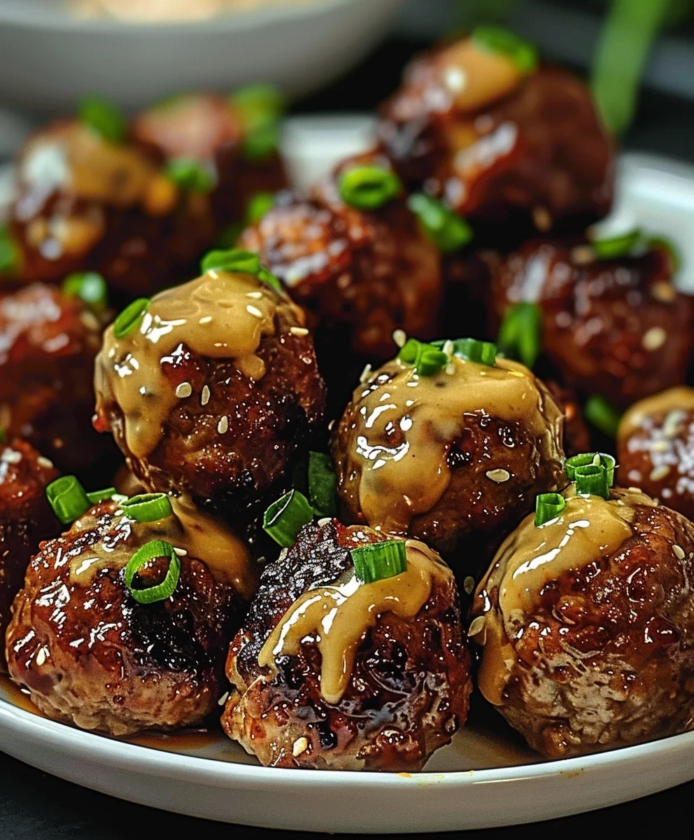 Korean BBQ Beef Meatballs: Sweet & Savory Dinner Delight!