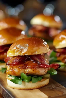 Maple Chicken Beef Bacon Sliders
