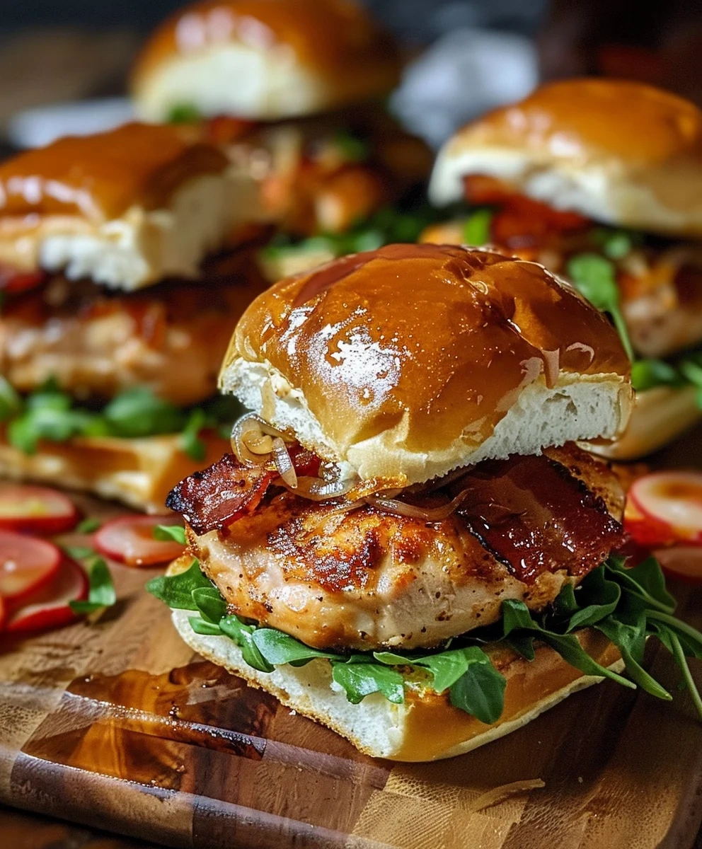 Maple Chicken Beef Bacon Sliders: Sweet & Savory Bites! image 2