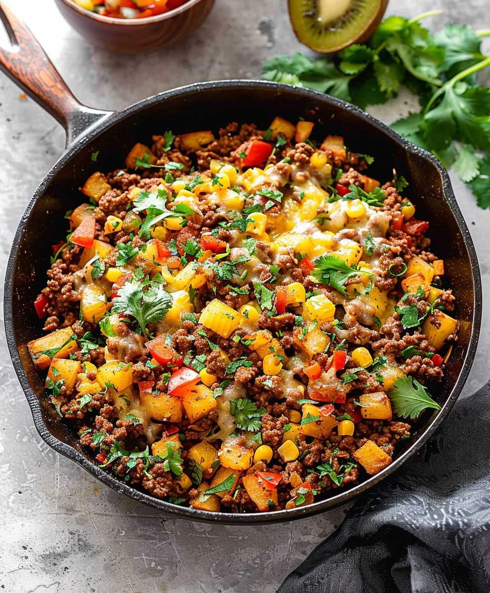 Mexican Ground Beef Skillet: A Simple & Delicious Recipe image 2