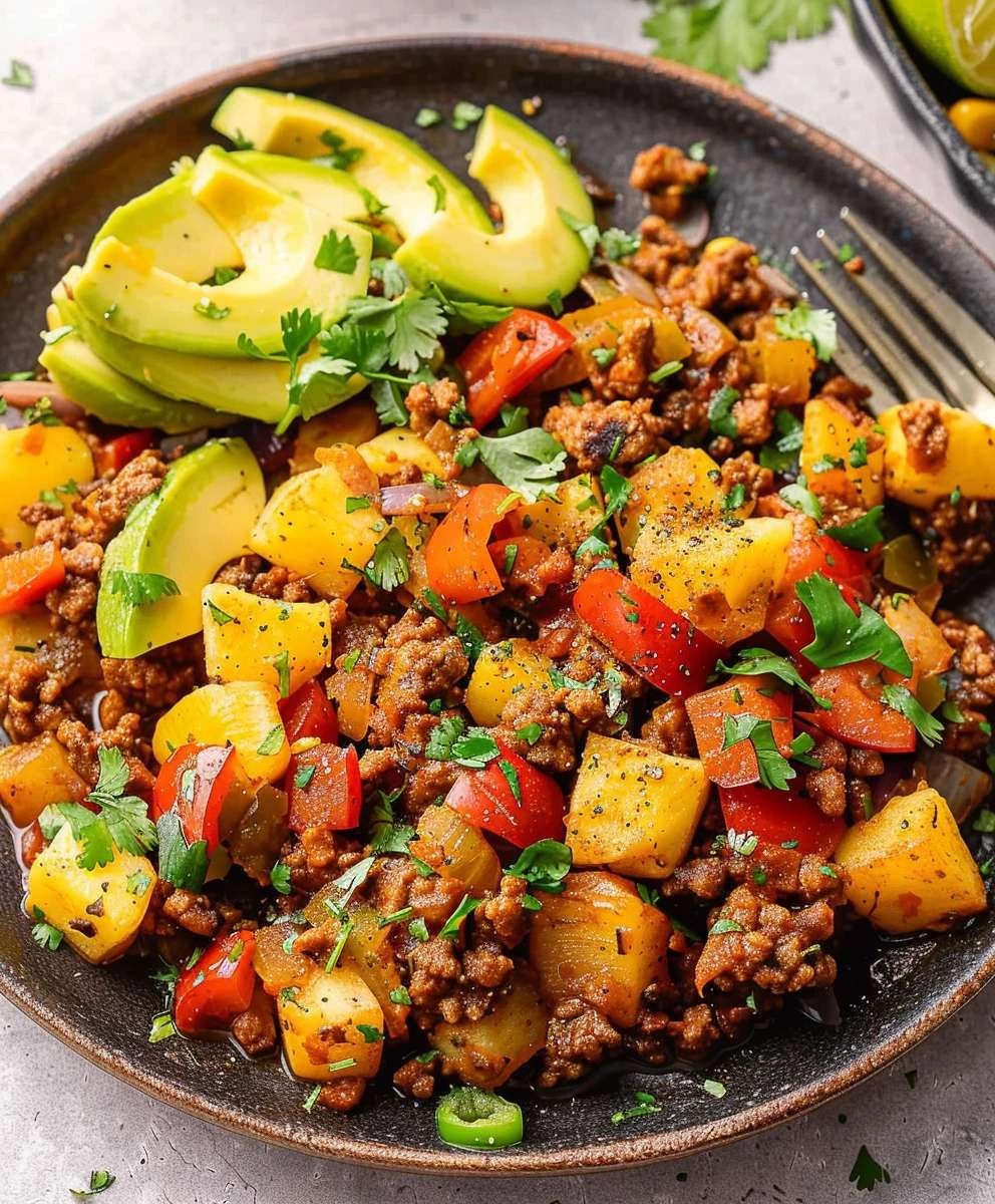 Mexican Ground Beef Skillet: A Simple & Delicious Recipe