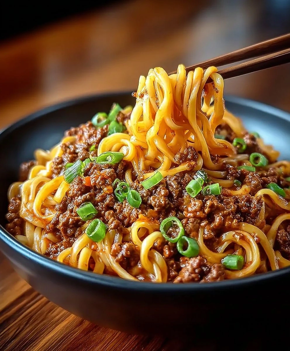 Mongolian Ground Beef Noodles: A Quick & Easy Recipe image 2