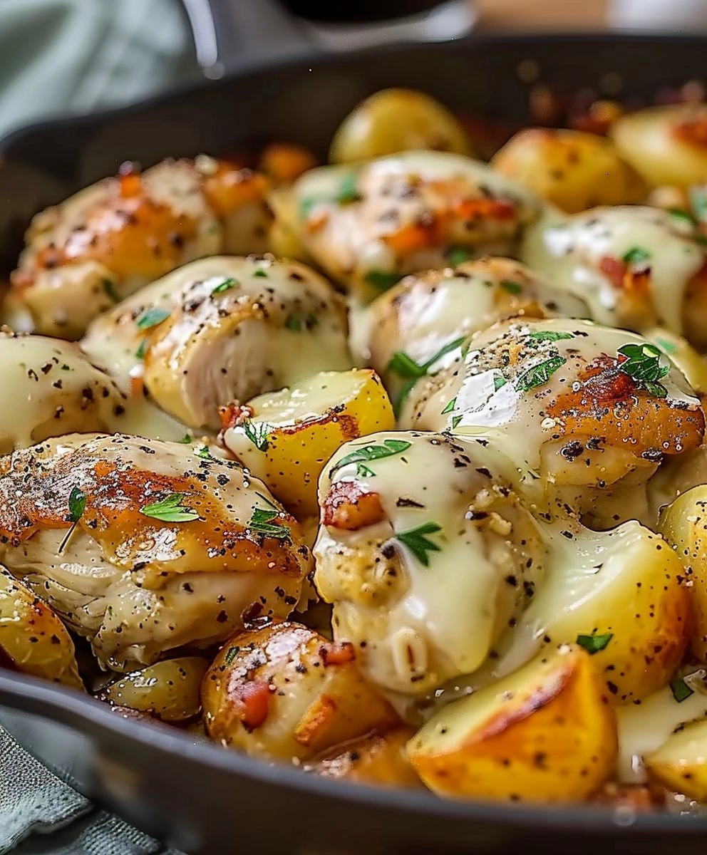 One Pan Garlic Parmesan Chicken: Easy Weeknight Dinner Recipe image 3