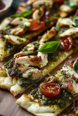 Pesto Chicken Flatbread