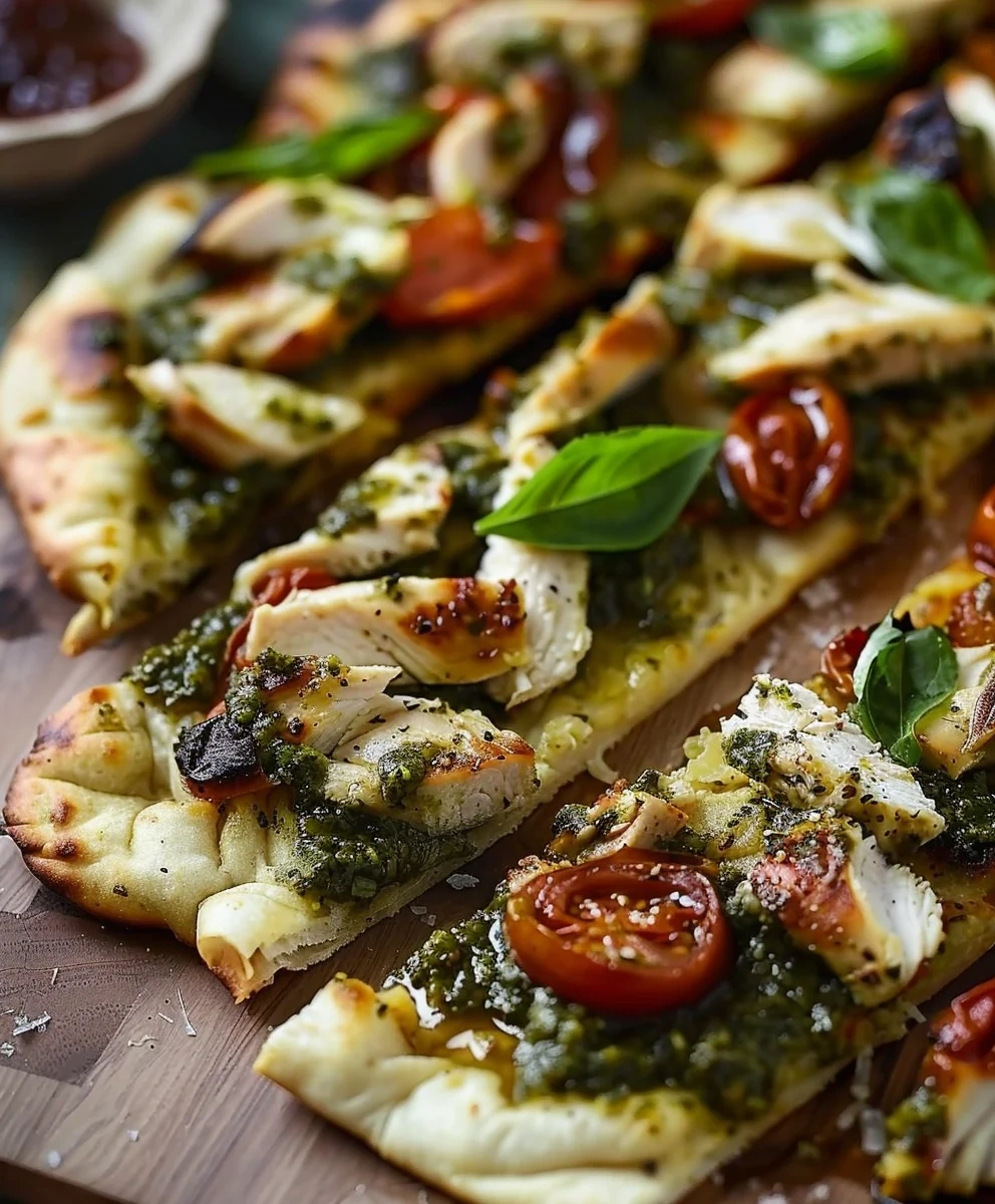 Pesto Chicken Flatbread image 3