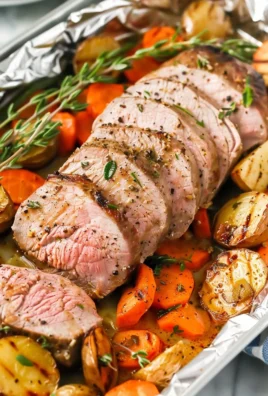Quick Beef Tenderloin Sheet Pan Dinner