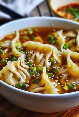 Quick & Easy Asian Beef Dumpling Potsticker Soup