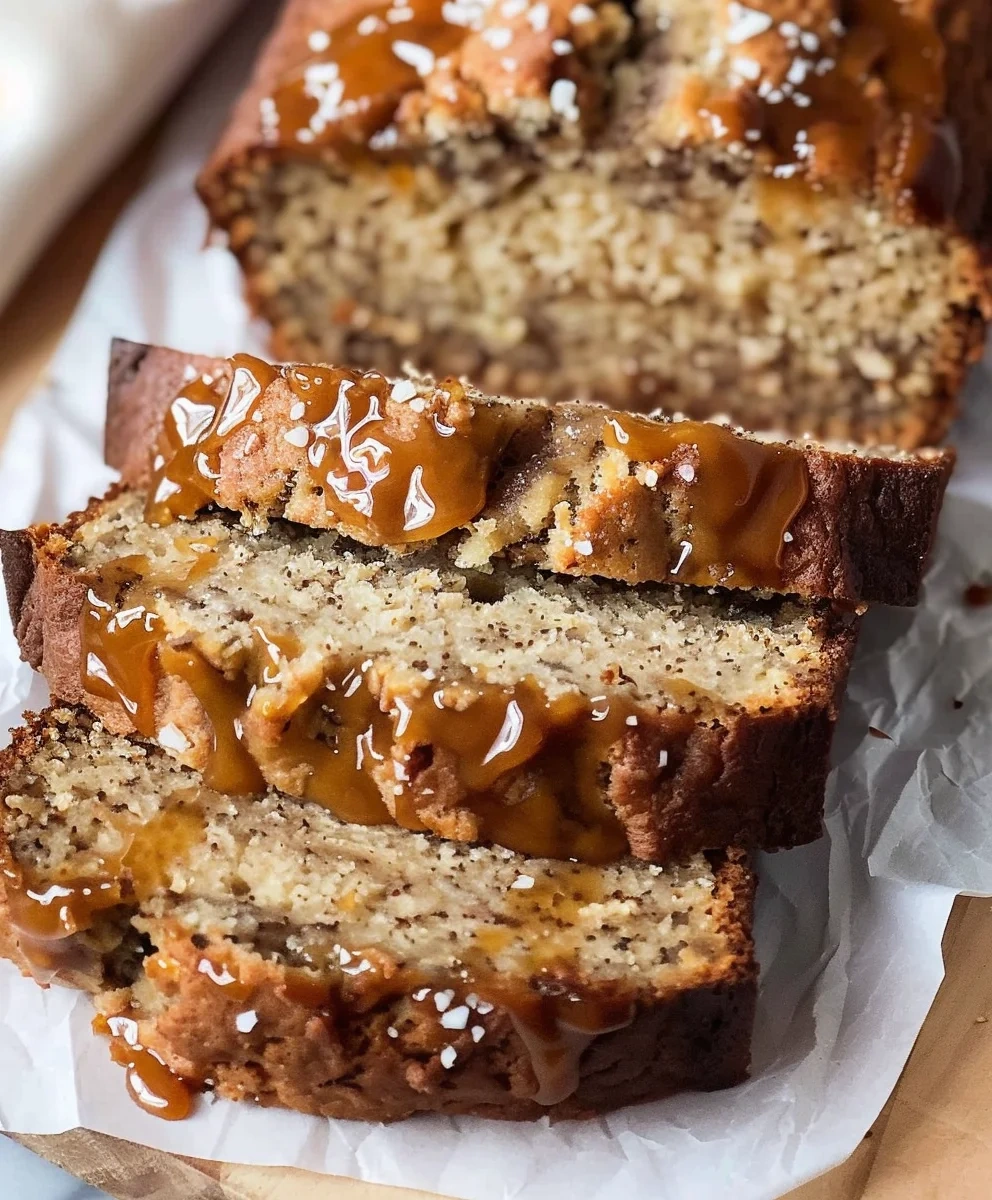 Salted Caramel Banana Bread image 2