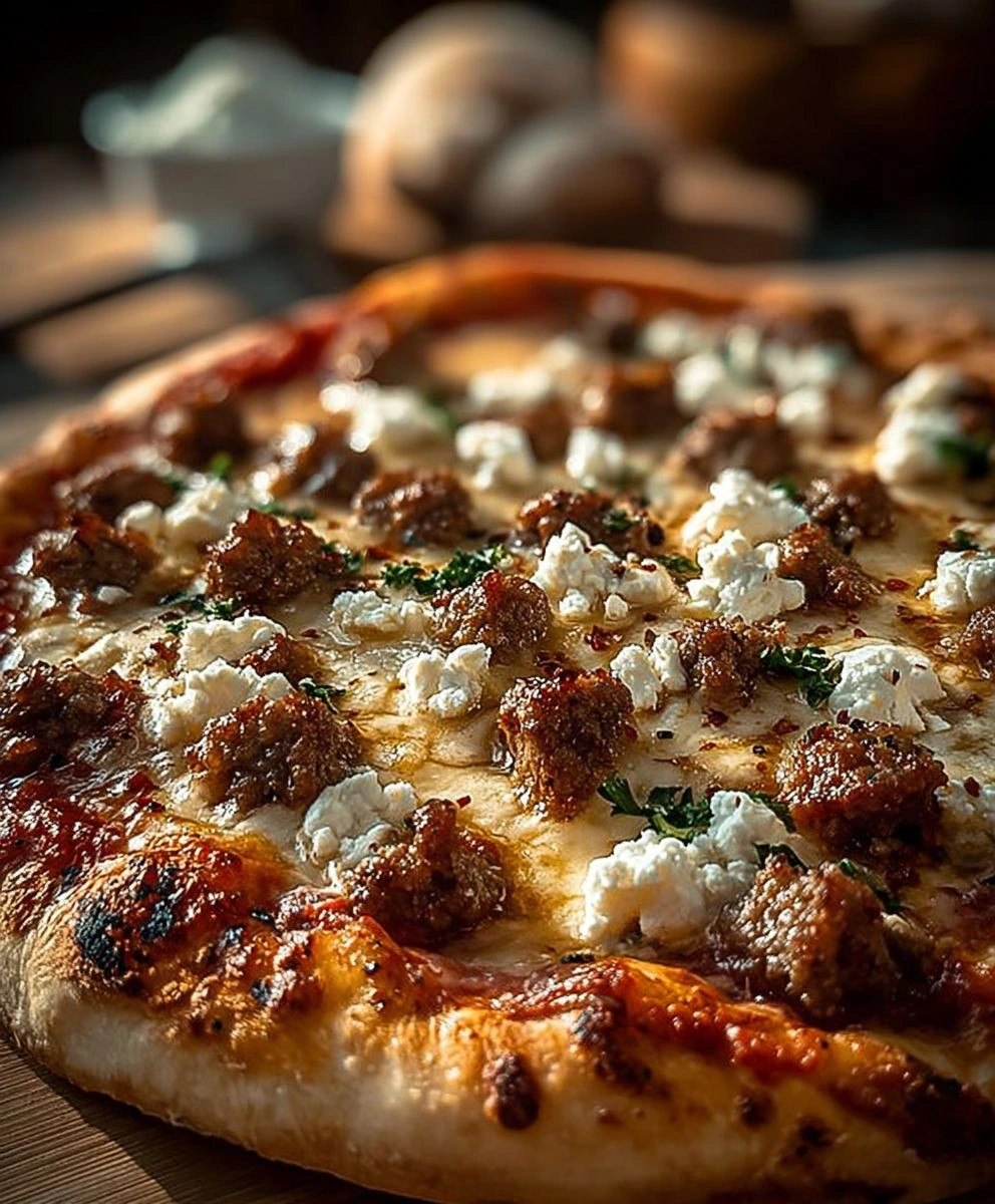 Sausage Feta Honey Pizza: A Delicious & Easy Recipe image 3