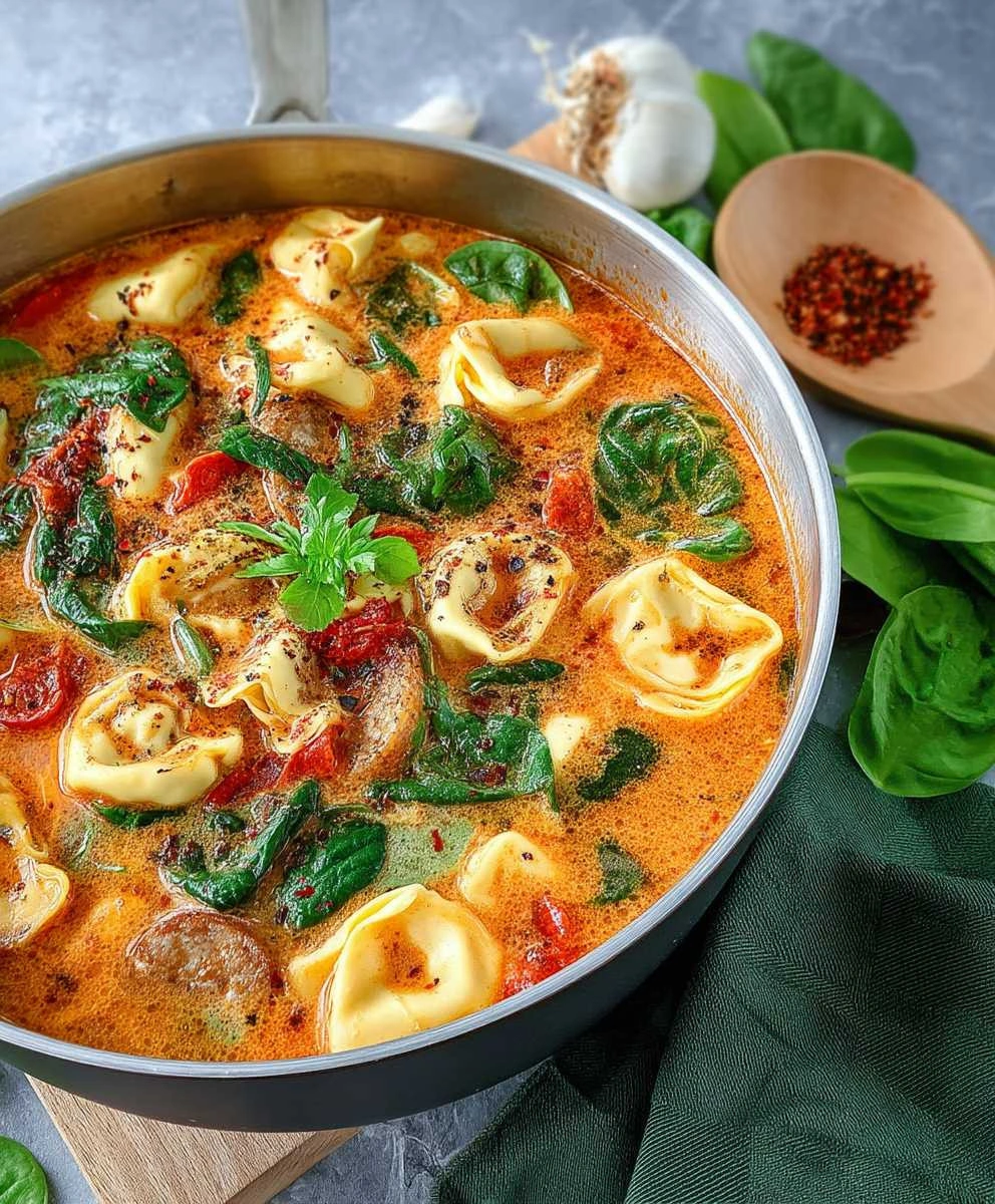 Sausage Spinach Tortellini Soup: A Delicious & Easy Recipe image 2