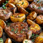 Sheet Pan Pork Chops And Potatoes