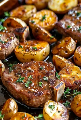 Sheet Pan Pork Chops And Potatoes