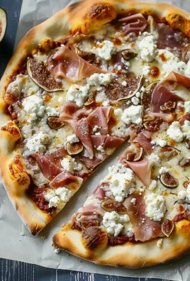 Simple Fig Pizza: Goat Cheese & Beef Prosciutto Delight