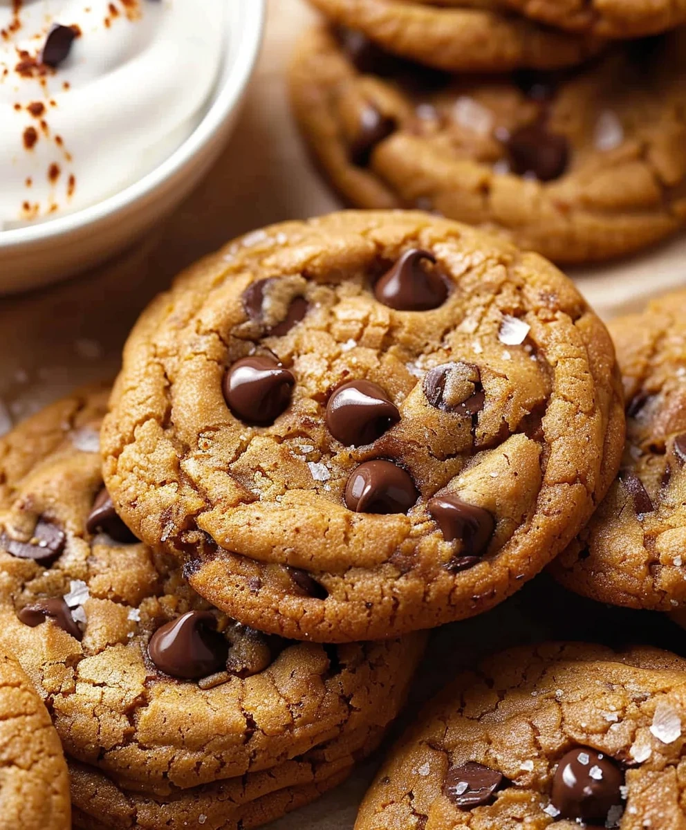 Soft & Chewy Pumpkin Chocolate Chip Cookies image 2