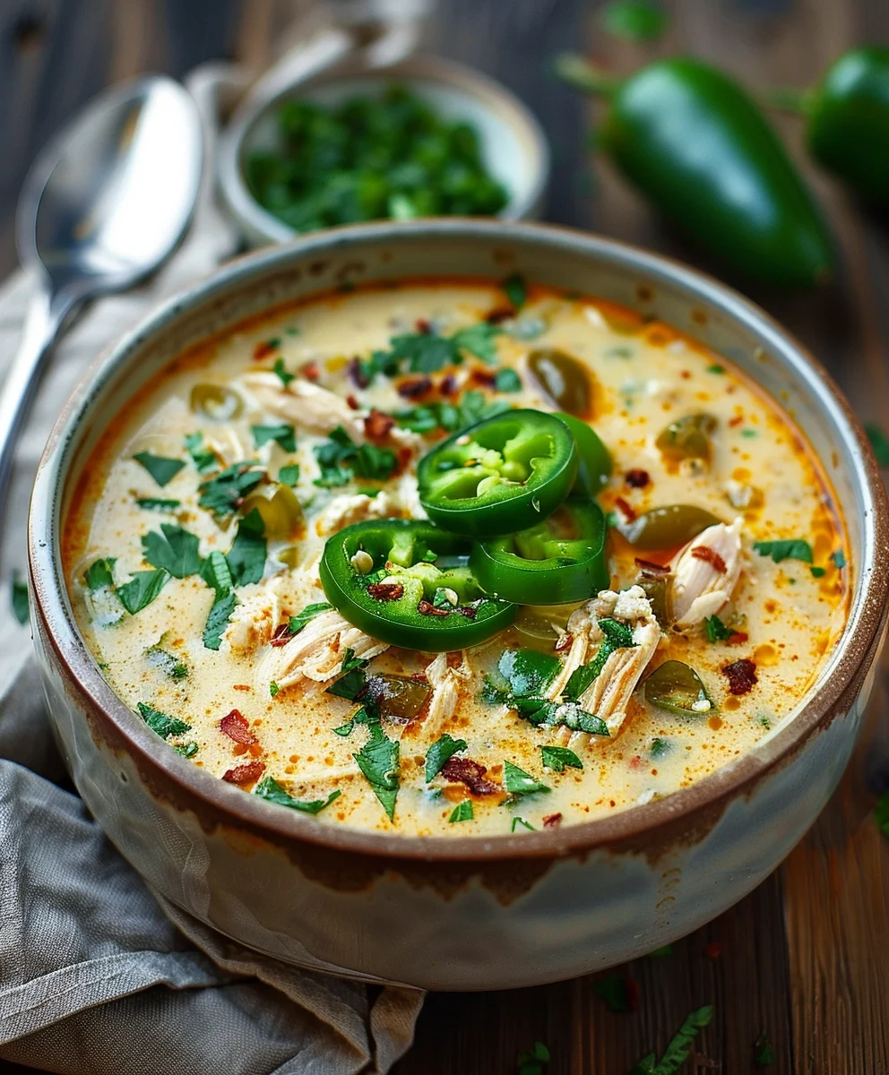 Spicy Jalapeno Popper Chicken Soup: Creamy, Warm & Zesty image 2