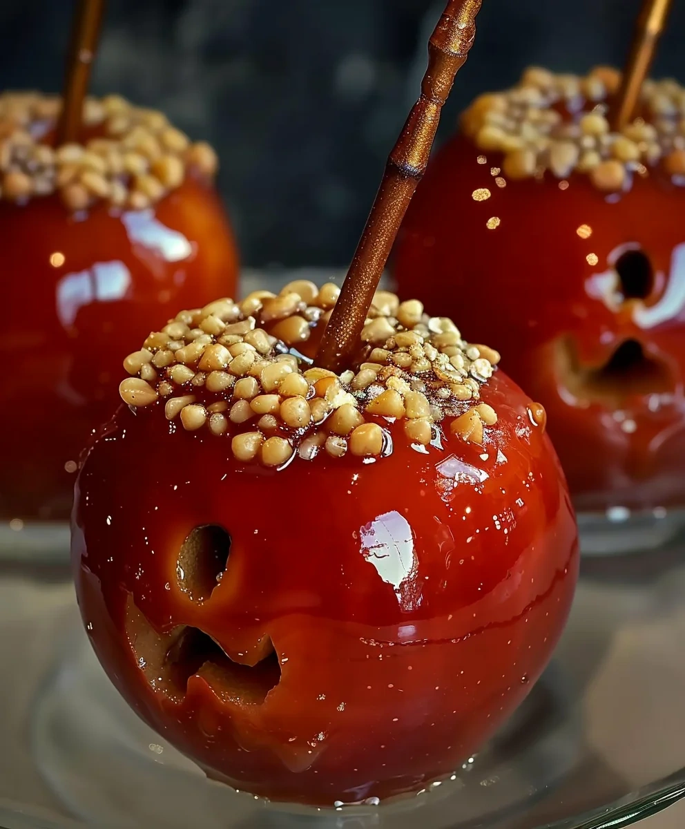 Spooky Candied Apples: Easy Halloween Recipe Fun! image 3