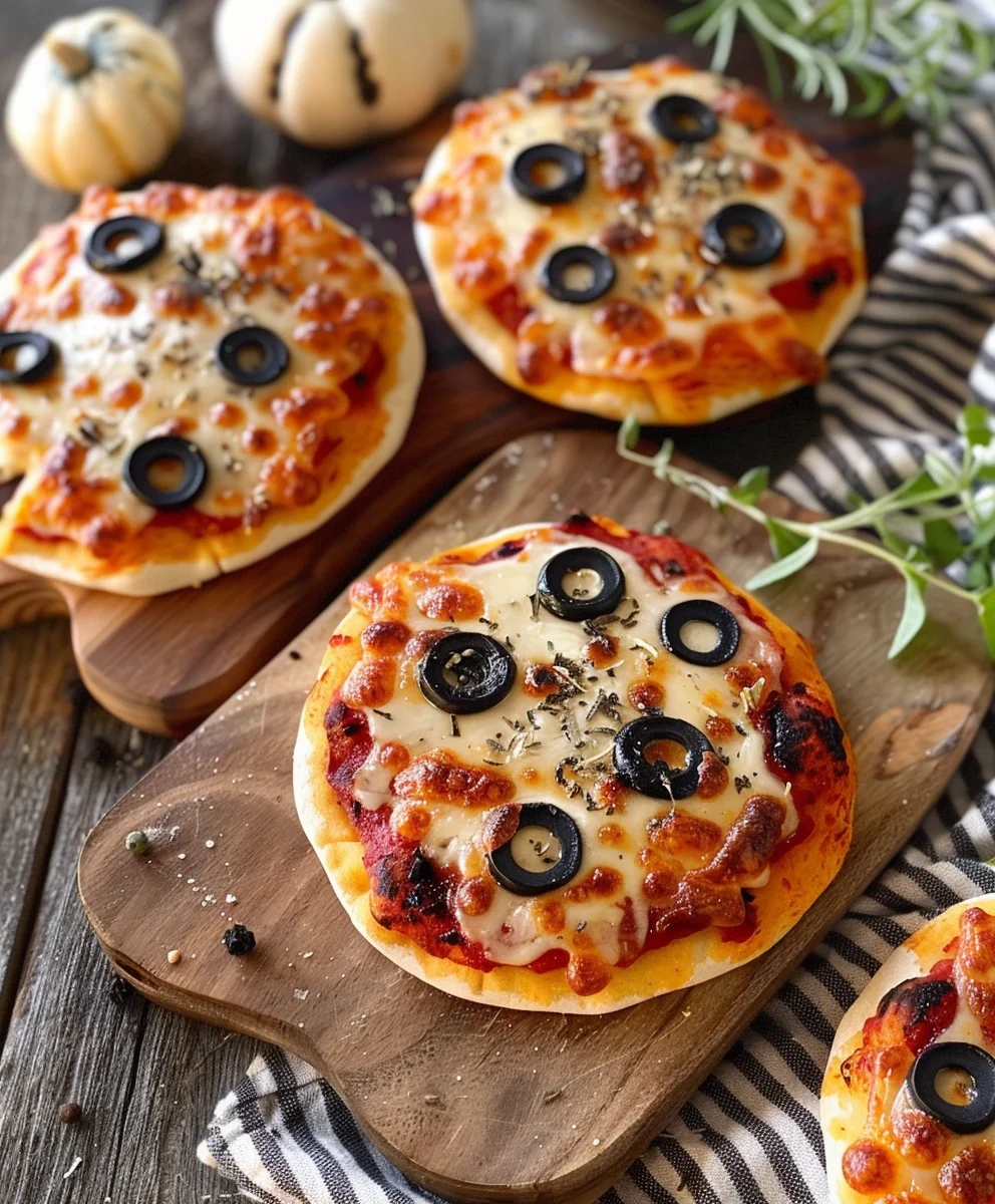 Spooky Halloween Mini Pizzas image 2
