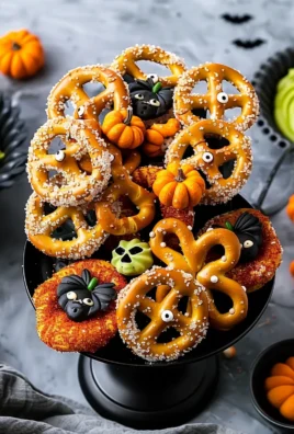 Spooky Halloween Pretzels
