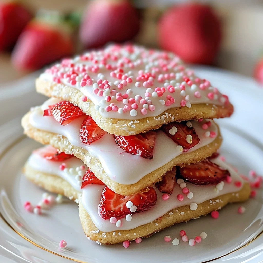Strawberry Pop Tart Sugar Cookies image 2