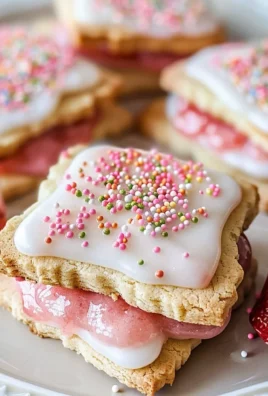 Strawberry Pop Tart Sugar Cookies