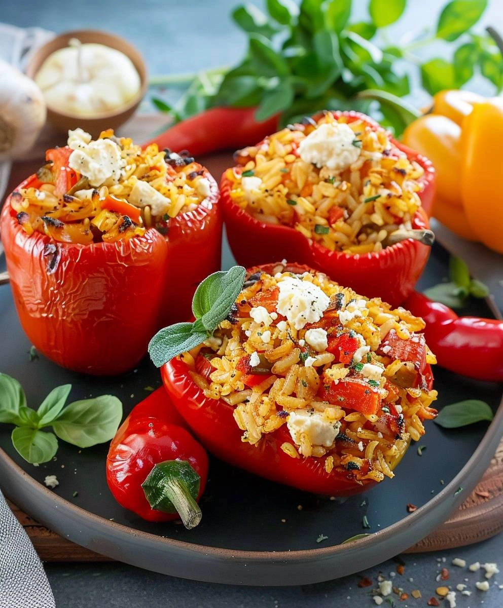 Stuffed Peppers Rice Feta: A Delicious and Easy Recipe image 2