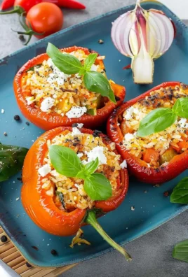 Stuffed Peppers Rice Feta: A Delicious and Easy Recipe