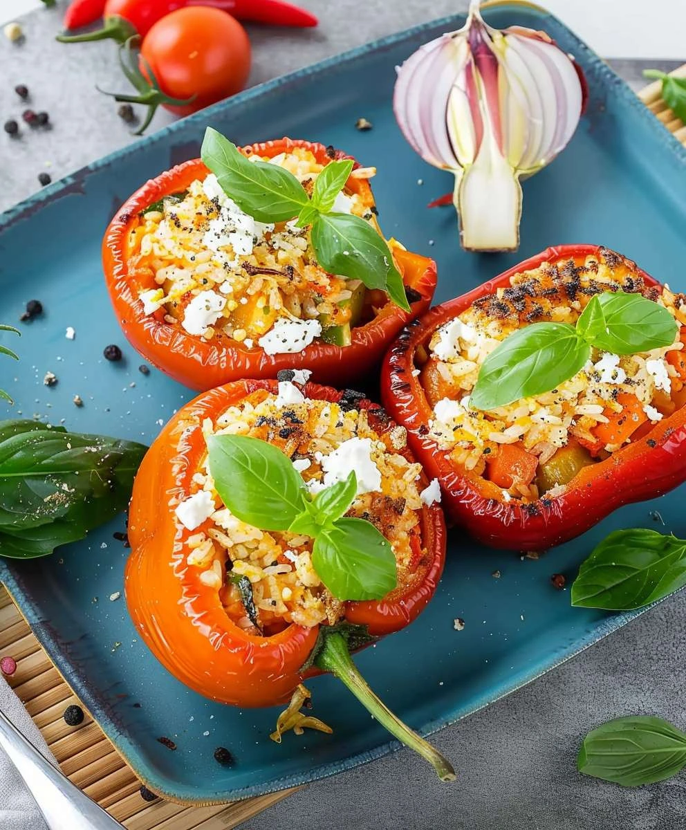 Stuffed Peppers Rice Feta: A Delicious and Easy Recipe