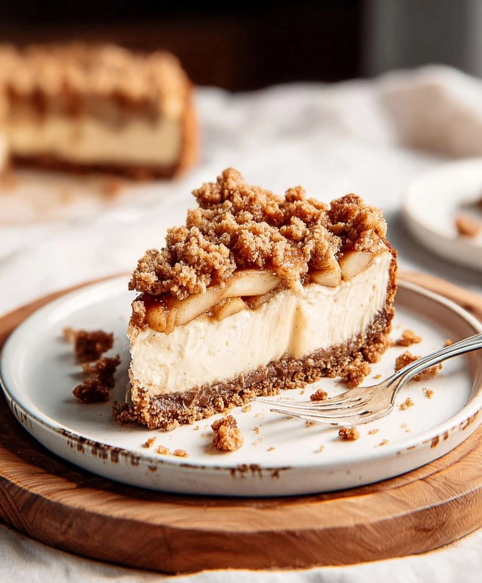 Vegan Apple Crumble Cheesecake: The Ultimate Dessert Recipe image 3